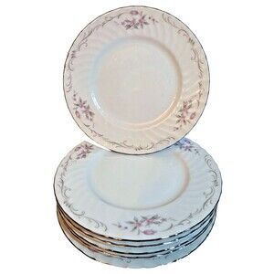 Vintage Gold Standard Porcelain China Plates - GST1 Pattern Set of Four
